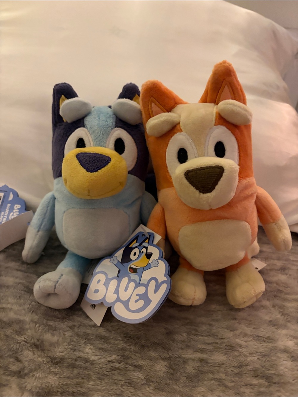 Bluey Plush Toy (Blue and Orange) - Soft Kids Character Plush